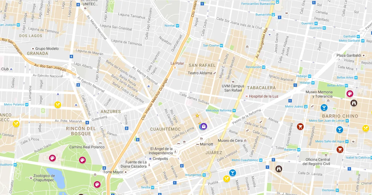 Map location